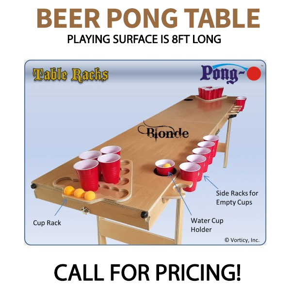 Beer Pong Table Party Al Ca, How Big Does A Beer Pong Table Have To Be